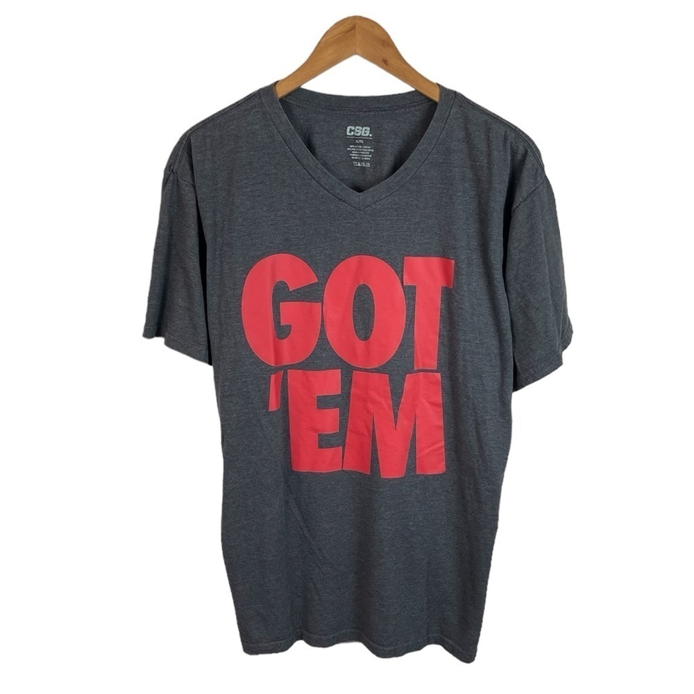 TS985 Men’s CSG GOT EM Collegiate Athletic T Shirt XL